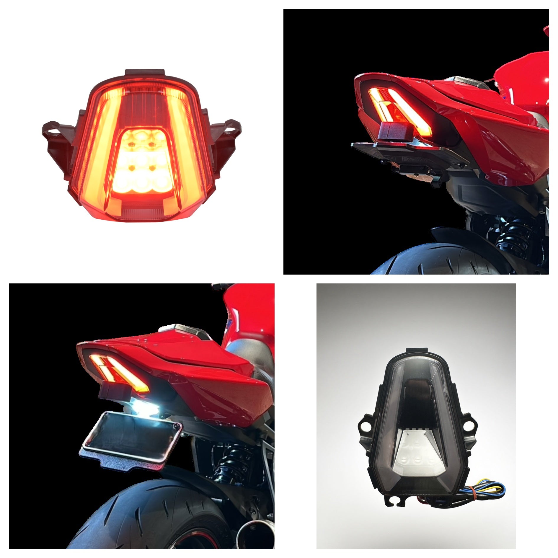 Honda CBR650R Taillight & Flip Plate Combo | Stealth Systems