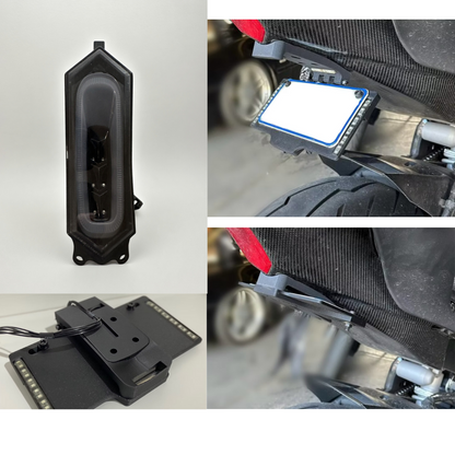 Tail light & flip plate Combo - 2017+ Yamaha YZF-R6