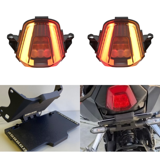 Tail light & flip plate Combo - 2024+ HONDA CBR650R INTEGRATED TAILLIGHT